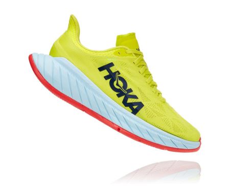 Hoka One One Carbon X 2 - Tenis Corrida Estrada Mulher Rosa | PT-hBBgeJy